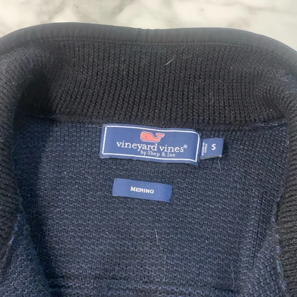 Vineyard Vines merino wool 1/4 snap pullover size small